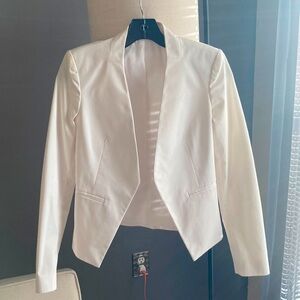 Theory White Suit Jacket